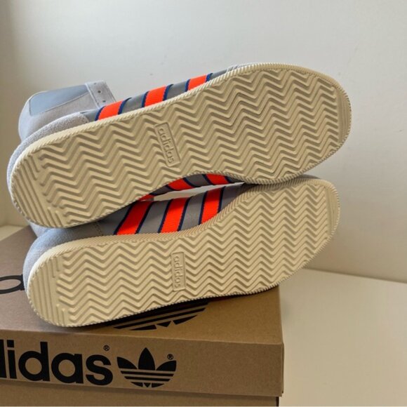 ADIDAS Japan Vh Sneaker Boots - Silver/Solar Orange/Grey Size 8 - Picture 11 of 16